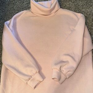 Women's Old Navy Cloud fleece Pink Cowel neck sweatshirt